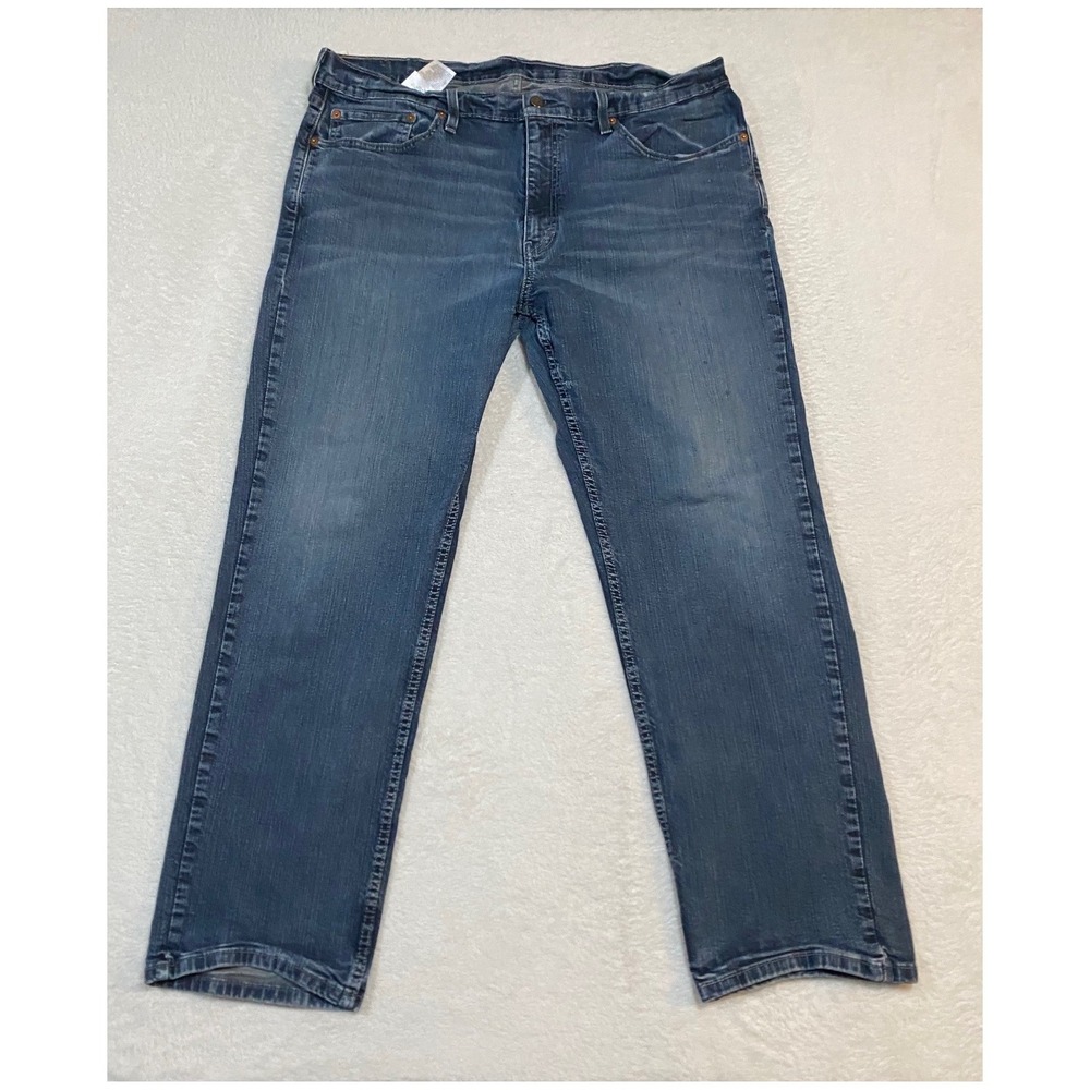 Levis 559 Relaxed Straight Jeans Mens 40x32 Blue Medium Wash Denim 00559-0457